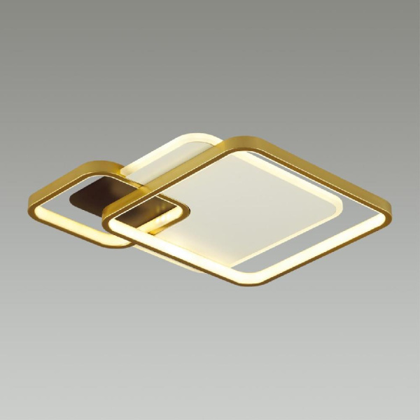 5243/59CL LEDIO LN23 244 белый, черный, матовое золото Люстра потолочная диммир. с ДУ LED 59W 3894Лм 220V SCOTT