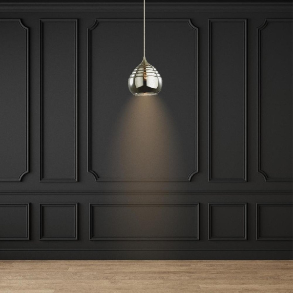 5286/1 SUSPENTIONI LN23 000 никель, серый Подвес E27 1*40W 220V LESTER