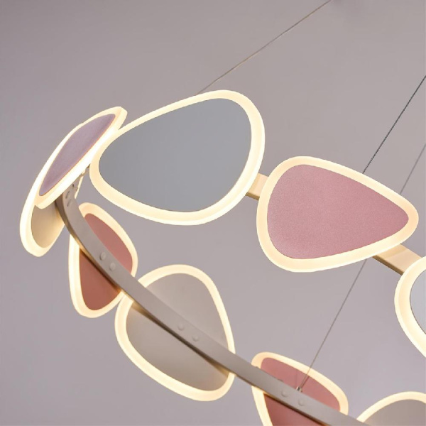 5612/99L LEDIO LN23 154 белый, розовый Люстра LED диммир. с ДУ 116W 3000-6000К 9576Лм 220V KUMIKO