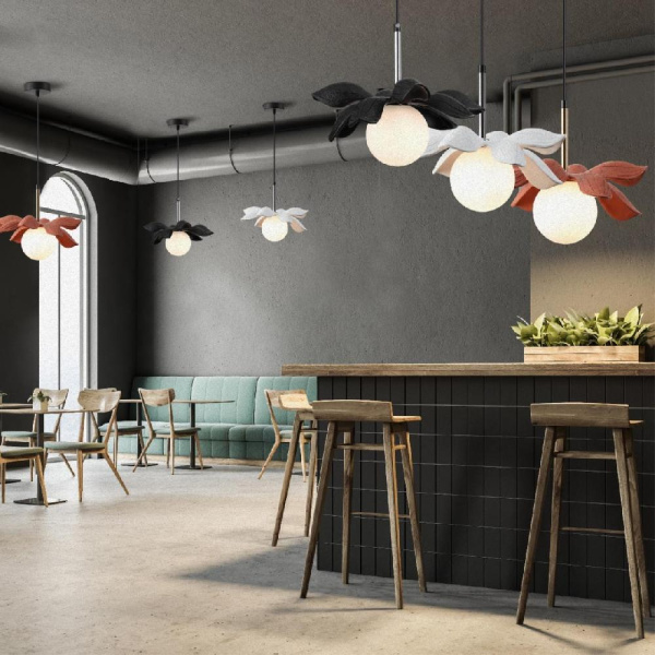 5618/1 SUSPENTIONI LN23 000 черный, оранжевый Подвес G9 1*40W 220V TANZANIA