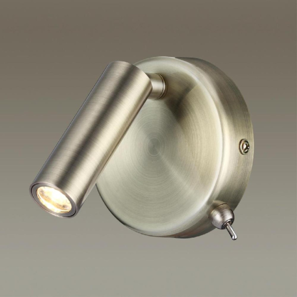 5222/3WL LEDIO LN22 000 бронза Бра с выкл. LED 3W 3000K 330Лм  220V CHASE