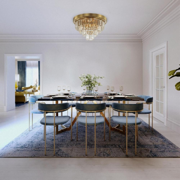 5257/6C CLASSI LN23 84 латунь Люстра потолочная E14 6*40W 220V ZAHA