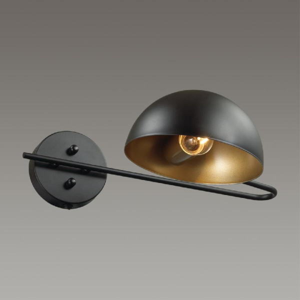 5293/1WA LOFTI LN23 000 черный, золотой Бра с выкл. E27 1*60W 220V KENT