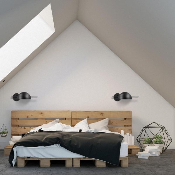 5293/1WA LOFTI LN23 000 черный, золотой Бра с выкл. E27 1*60W 220V KENT