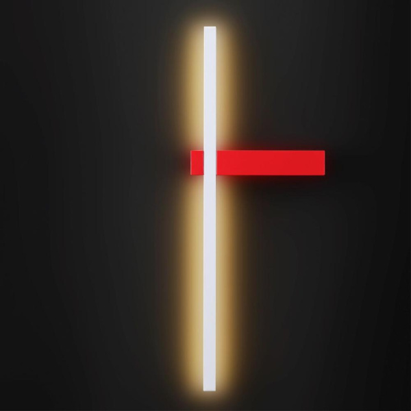 5602/9WL LEDIO LN23 000 красный Настенный светильник LED 9W 3000К 563Лм 220V BLAKE