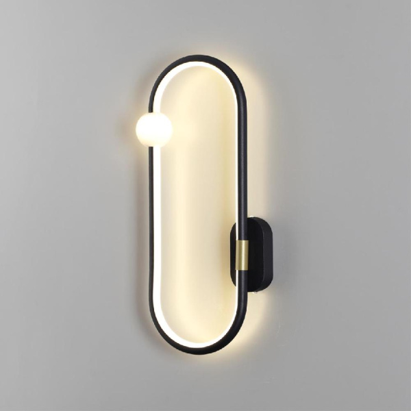 5607/14WL LEDIO LN23 357 черный Настенный светильник LED 14W 3000К 975Лм 220V HARLOW