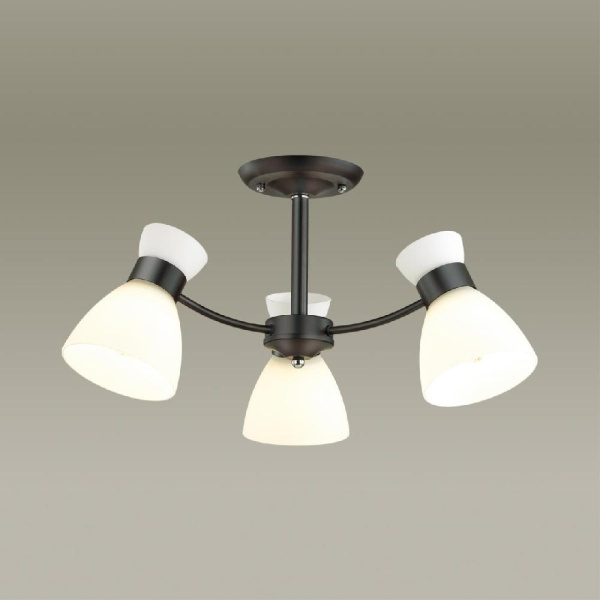 4534/3C COMFI LN21 82 черный Люстра потолочная E27 3*60W 220V WILMA