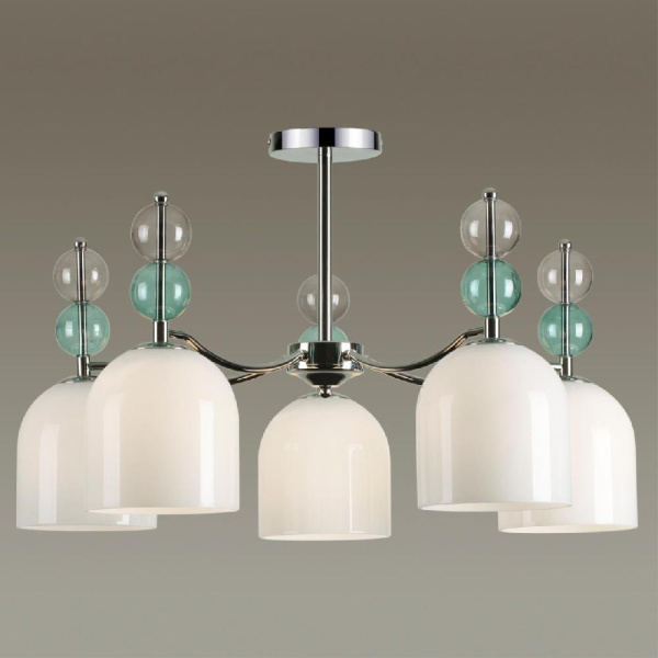 5235/5C MODERNI LN23 101 хром Люстра потолочная E27 5*40W 220V GILLIAN