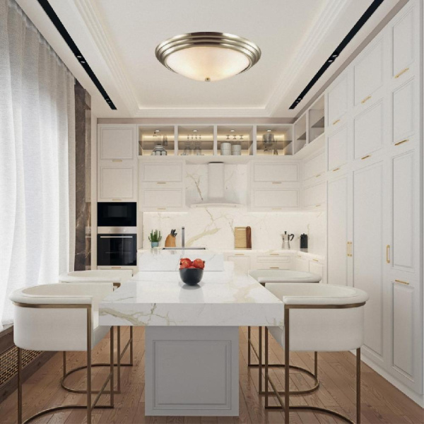 5262/3C VINTAGE LN23 86 античная латунь Настенно-потолочный светильник E27 3*60W 220V KAYLA