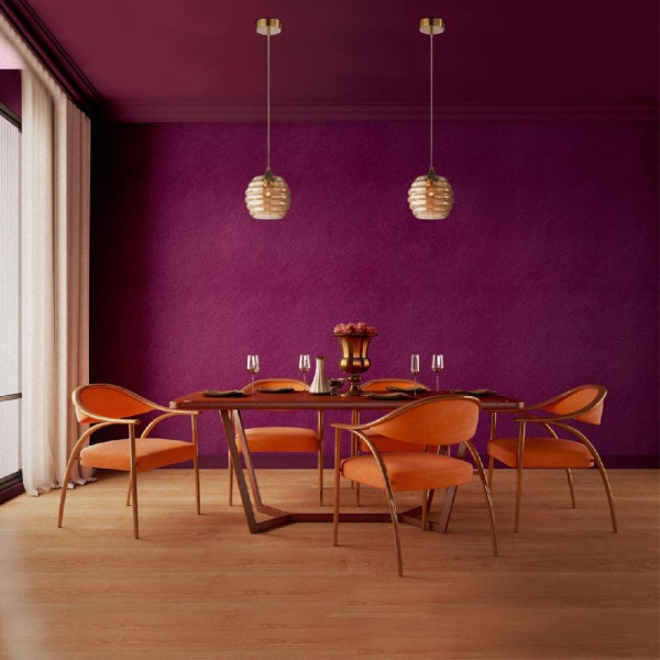 5285/1 SUSPENTIONI LN23 000 латунь, янтарный Подвес E27 1*40W 220V MONTY