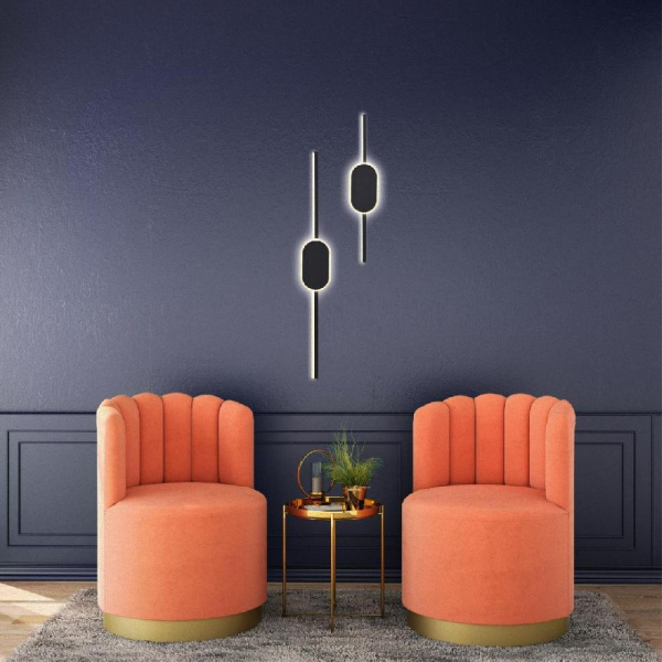 5606/9WL LEDIO LN23 354 черный Настенный светильник LED 9W 3000К 628Лм 220V ELADO