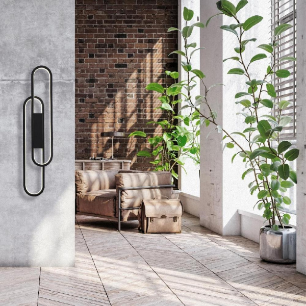 5610/37WL LEDIO LN23 355 черный Настенный светильник LED 37W 4000К 1679Лм 220V CLIPE