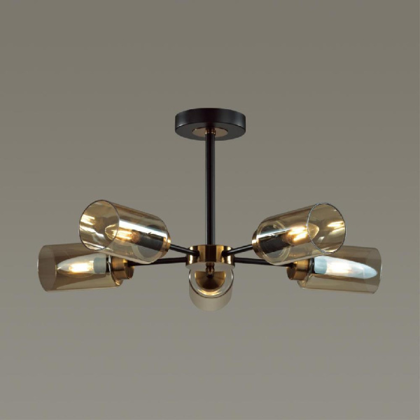 5640/5C COMFI LN23 000 чёрный, бронза Люстра потолочная E14 4*40W 220V DALLIN