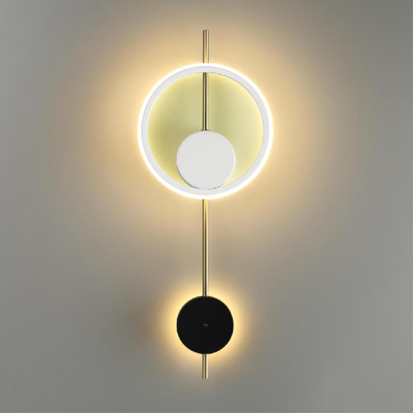 5691/13WL LEDIO LN23 351 белый, чёрный, золотой Настенный светильник LED 13W 3000K 820Лм 220V MARQUE