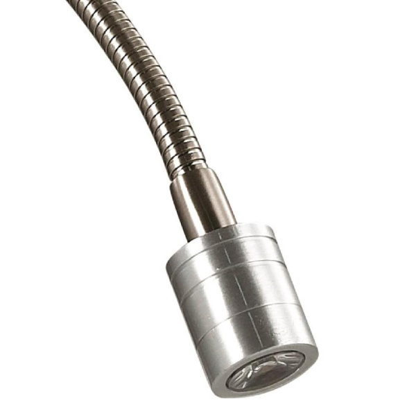 3745/1A MODERNI LN19 127 никель/белый, металл/текстиль Бра E14 40W+LED 3W 4000K 220V NIKKI