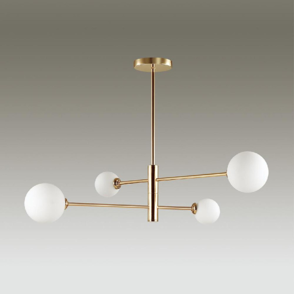 4418/4C MODERNI LN19 114 золотой Люстра на штанге G9 4*40W 220V ESTELLE