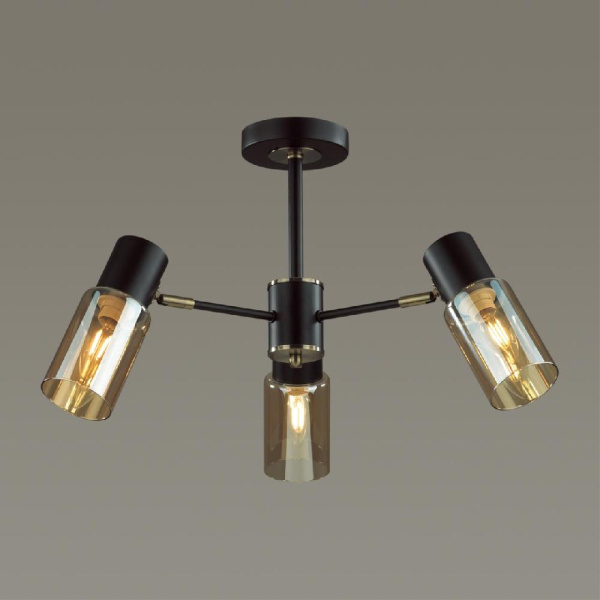 5644/3C COMFI LN23 000 чёрный, бронза Люстра потолочная E14 3*40W 220V RONNIE