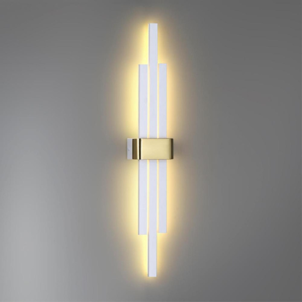 5686/18WL LEDIO LN23 350 золотой, белый Настенный светильник LED 18W 3000K 1350Лм 220V TOVE