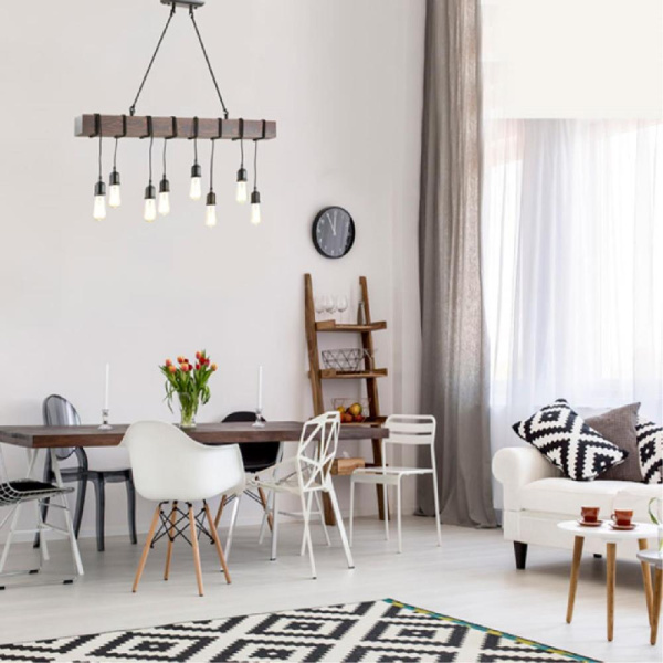 3740/8 LOFTI LN19 000 черный Люстра E27 8*60W 220V KLAUS