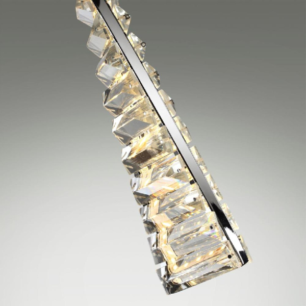 5675/10L LEDIO LN23 167 хром Подвес LED 10W 3000K 550Лм 220V ROSELLE