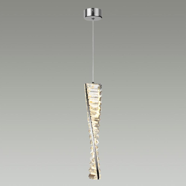 5675/10L LEDIO LN23 167 хром Подвес LED 10W 3000K 550Лм 220V ROSELLE