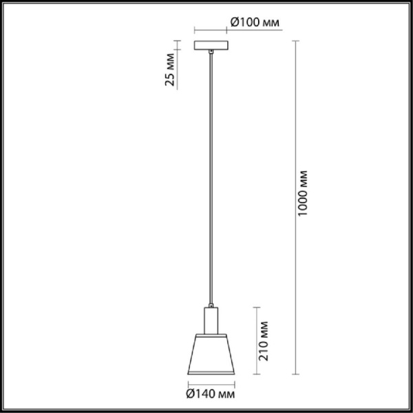 3638/1 MODERNI LN19 000 черный Подвес E14 60W 220V MARCUS