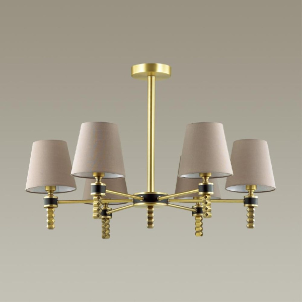 4429/6C NEOCLASSI LN20 70 античная латунь, бежевый Люстра потолочная E14 6*40W 220V MONTANA