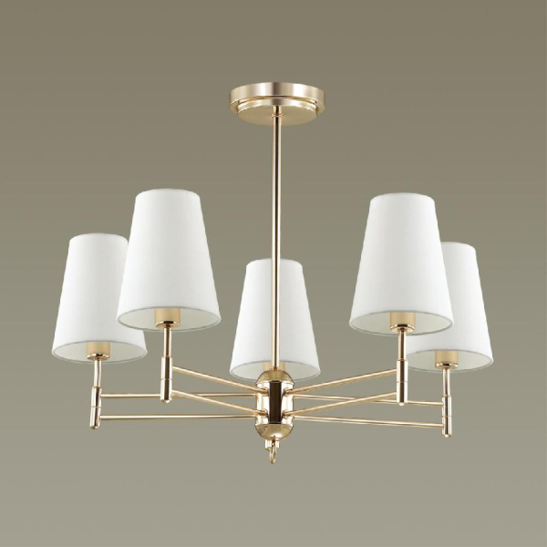 4436/5C NEOCLASSI LN20 72 золотой, белый Люстра потолочная E14 5*40W 220V DORIS