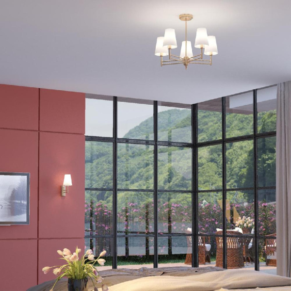 4436/1W NEOCLASSI LN20 72 золотой, белый Бра E14 1*40W 220V DORIS