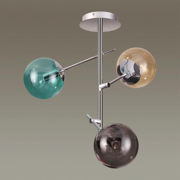 4454/3C MODERNI LN20 000 хром, разноцветный Люстра потолочная E14 3*40W 220V SIERRA