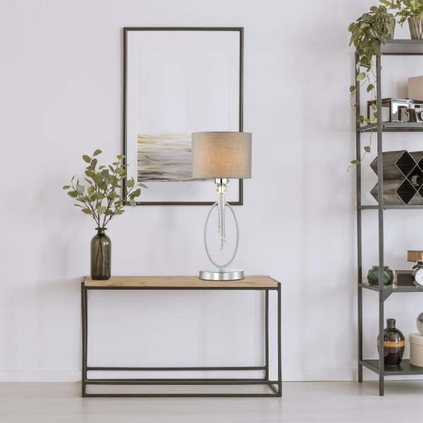 4515/1T NEOCLASSI LN20 64 хром, серый Настольная лампа E27 60W 220V SANTIAGO