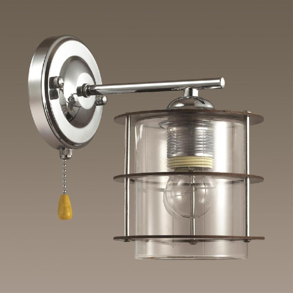 3504/1W COUNTY LN18 000 хром Бра E27 60W 220V ROTONDUM