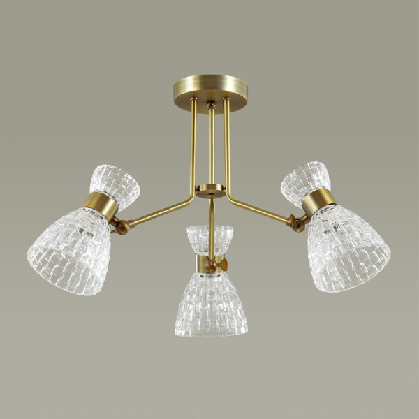 3704/3C COMFI LN19 000 античная бронза Люстра потолочная E14 3*40W 220V JACKIE