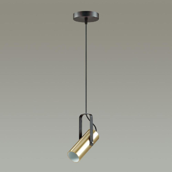 3714/1 MODERNI LN19 238 золотой, чёрный Подвес GU10 LED 1*5W 220V CLAIRE