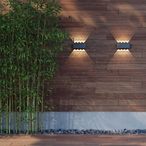 358461 STREET NT20 376 темно-серый  Ландшафтный настенный светильник IP54 LED 4000K 8W 85-265V CALLE