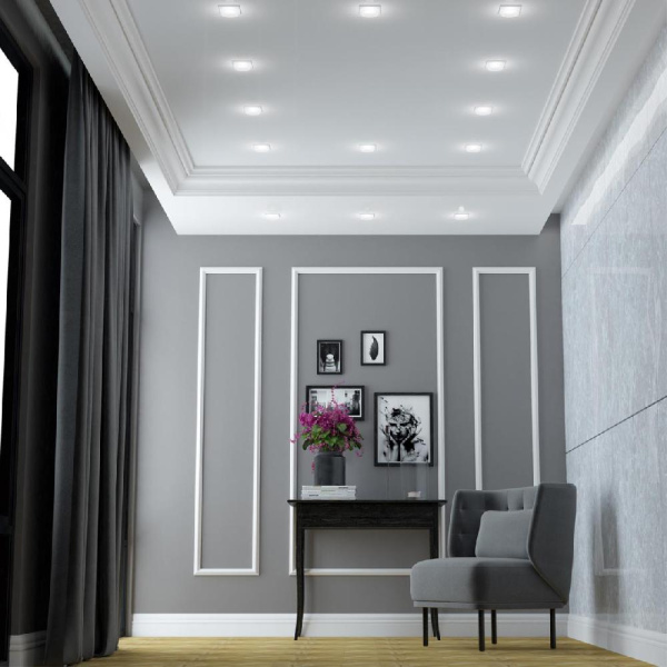 370724 SPOT NT21 319 белый Светильник встраиваемый IP20 GU10 9W 235V LIRIO