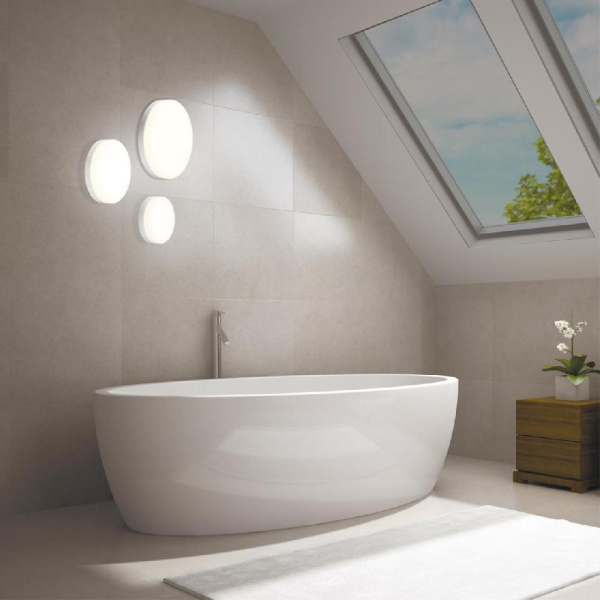 358685 OVER NT21 333 белый Светильник накладной влагозащищенный IP54 LED 4000K 20W 100-240V PANDORA