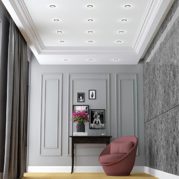 370721 SPOT NT21 319 черный Светильник встраиваемый IP20 GU10 9W 235V LIRIO