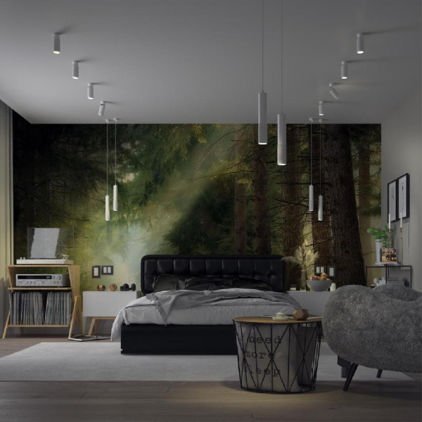 370761 OVER NT21 244 белый Светильник накладной, провод 2м IP20 GU10 50W 220V MAIS