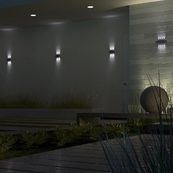 358564 STREET NT21 378 темно-серый Ландшафтный настенный светильник IP54 LED 4000K 8W 85-265V CALLE