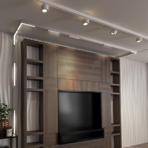 358607 SHINO NT21 075 белый Трековый светильник для низковольного шинопровода IP20 LED 4000K 24W 48V FLUM