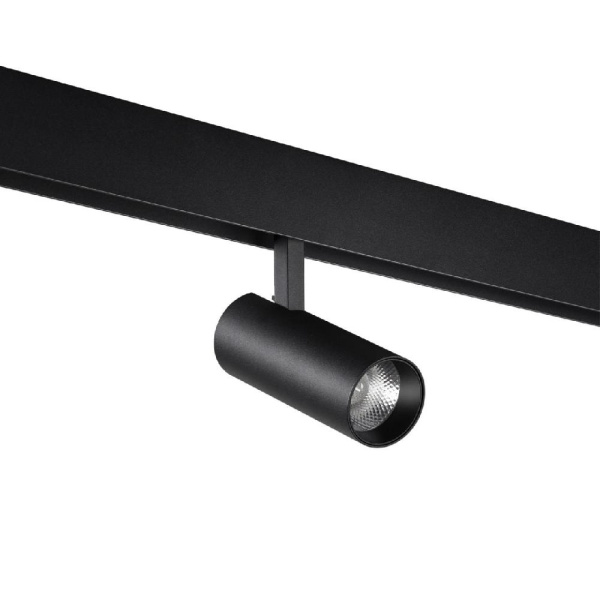 358630 SHINO NT21 067 черный Трековый низковольтный св-к диммируемый с ДУ, со сменой цв.температуры IP20 LED 3000~6500К 12W 48V FLUM
