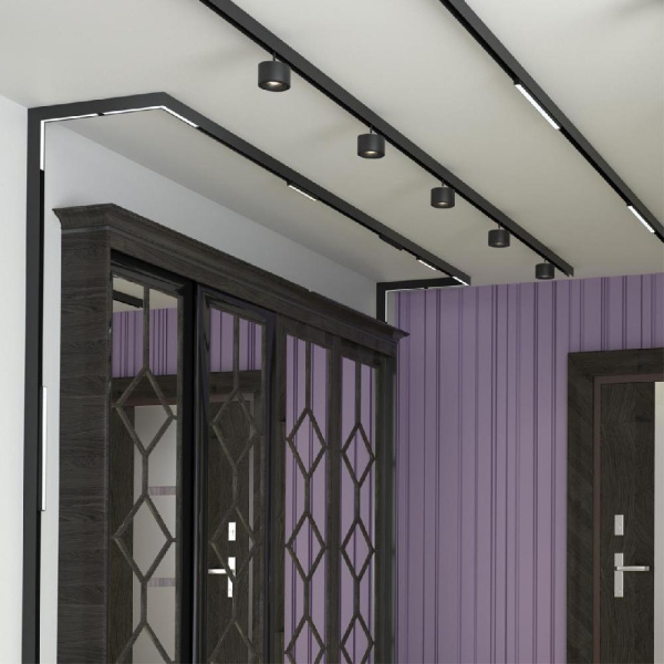 358539 SHINO NT21 072 черный Трековый светильник для низковольного шинопровода IP20 LED 4000K 12W 48V FLUM