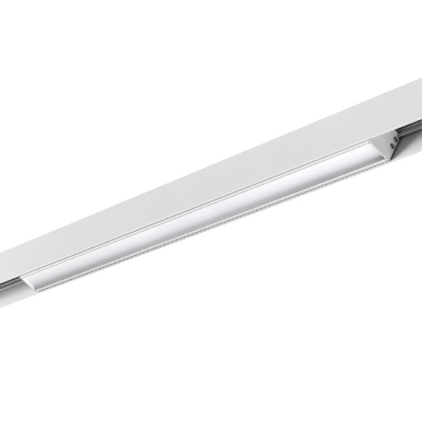 358615 SHINO NT21 064 белый Трековый низковольтный св-к диммируемый с ДУ, со сменой цв.температуры IP20 LED3000~6500К 24W 48V FLUM