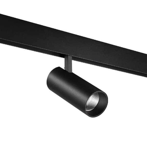 358632 SHINO NT21 067 черный Трековый низковольтный св-к диммируемый с ДУ, со сменой цв.температуры IP20 LED 3000~6500К 20W 48V FLUM