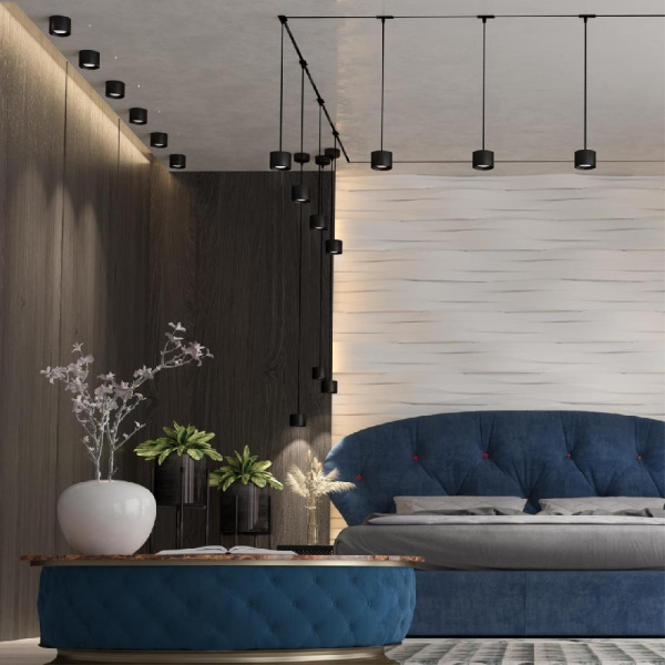 358652 OVER NT21 230 черный Светильник накладной светодиодный IP20 LED 4000К 12W 220V PATERA