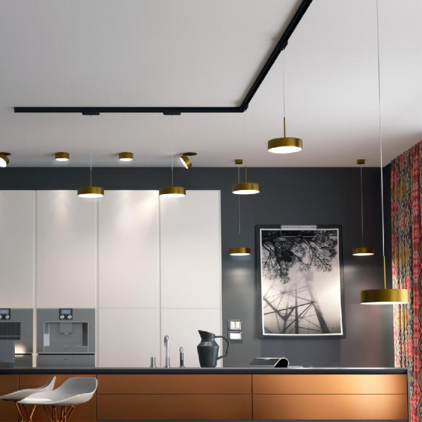 358754 SPOT NT21 274 матовое золото Светильник встраиваемый светодиодный IP20 LED 24W 4000K 2100Лм 100-265V PROMETA