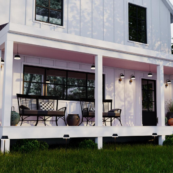 358459 STREET NT21 381 черный Ландшафтный подвесной светильник IP54 LED 4000K 10W 220V GONNA