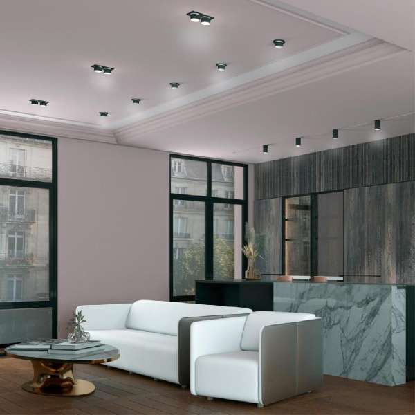 370715 SPOT NT21 319 черный Светильник встраиваемый IP20 GU10 9W 235V LIRIO