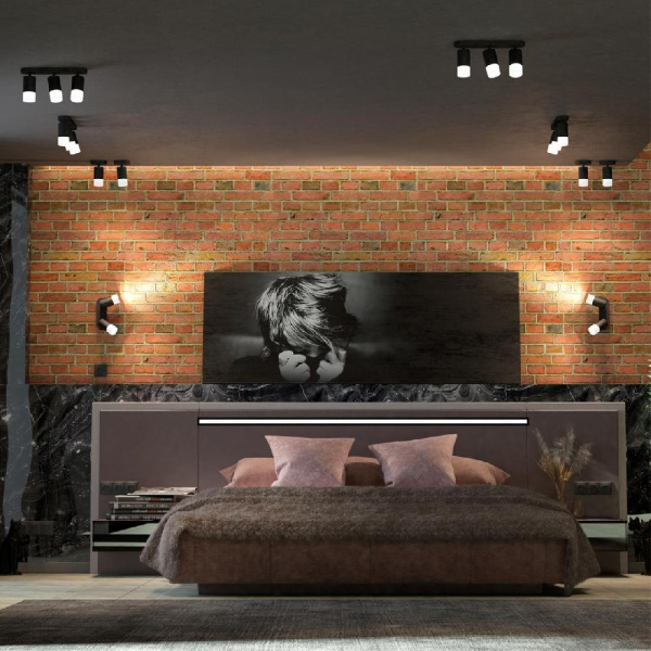 370737 OVER NT21 254 черный Светильник накладной IP20 GU10 9W 235V FLAX